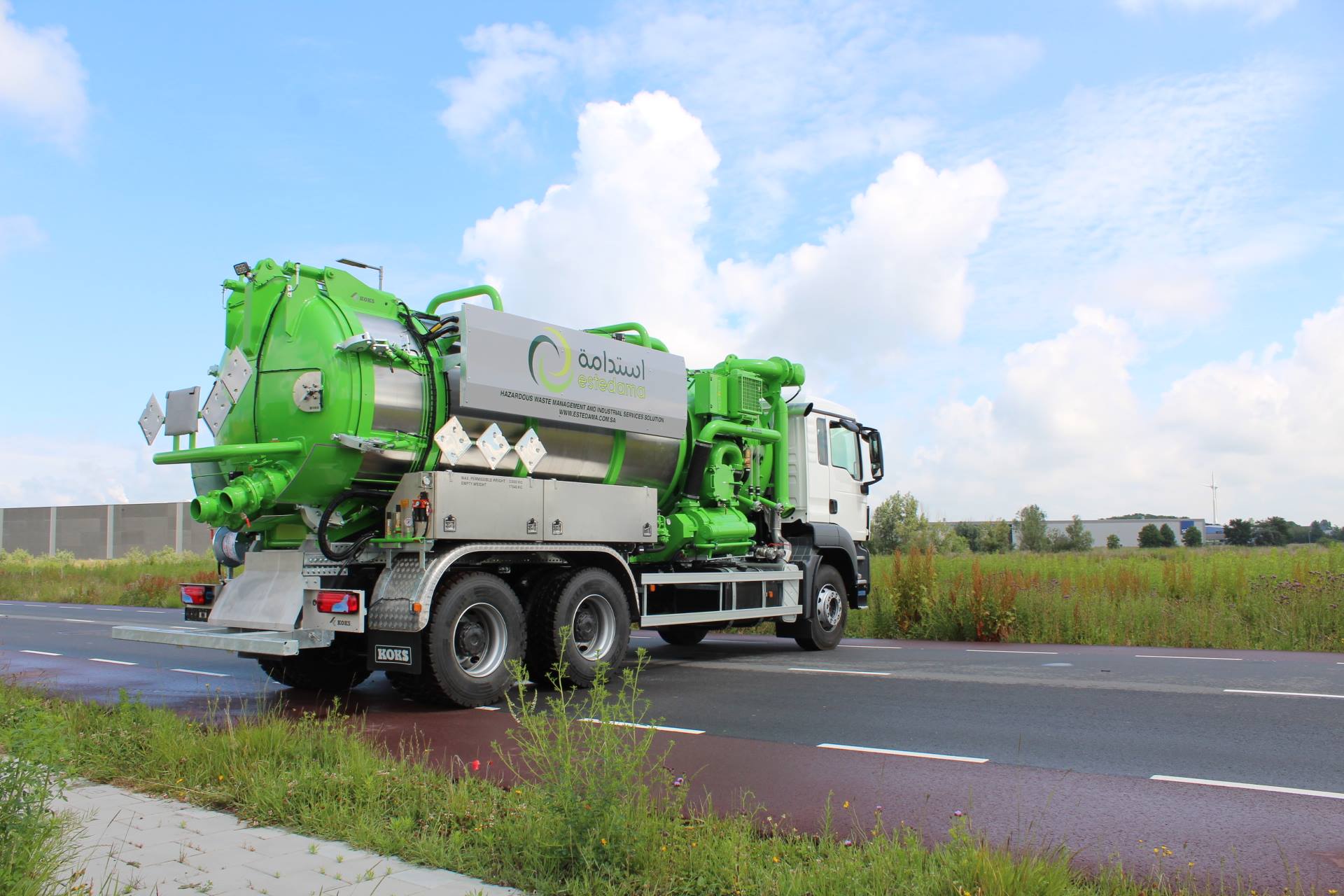 نقل المخلفات الصناعية